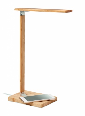 Logo trade promotional products picture of: Desktop light and charger 10W