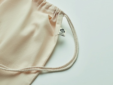 Logotrade advertising product image of: Organic cotton drawstring bag