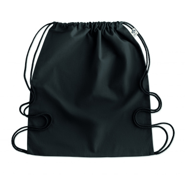 Logo trade corporate gift photo of: Organic cotton drawstring bag