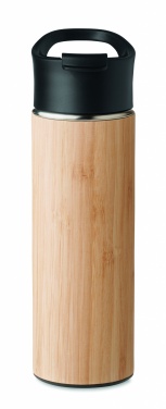 Logotrade promotional gifts photo of: Double wall bamboo flask 450ml