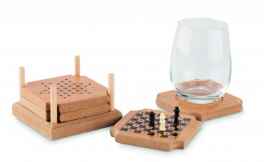 Logotrade promotional product picture of: 4-piece coaster game set