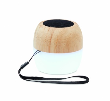 Logo trade promotional items image of: 5.0 wireless bamboo speaker