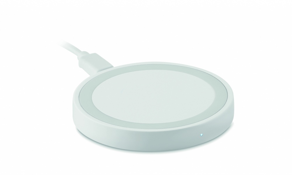 Logo trade business gifts image of: Small wireless charger 15W