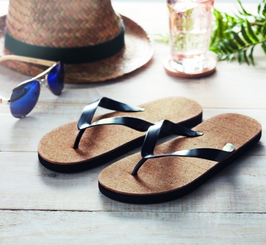 Logotrade promotional giveaway picture of: Cork beach slippers L