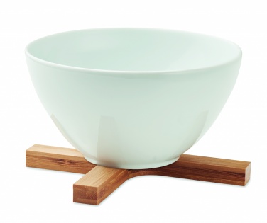 Logo trade business gifts image of: Bamboo foldable pot stand