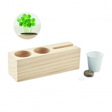 Logotrade promotional items photo of: Desk stand with seeds kit