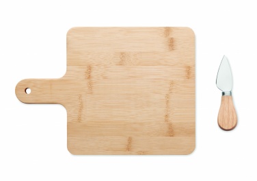 Logotrade corporate gift picture of: Cheese board set in bamboo Bremen