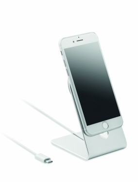 Logo trade business gifts image of: Portable magnetic charger 15W