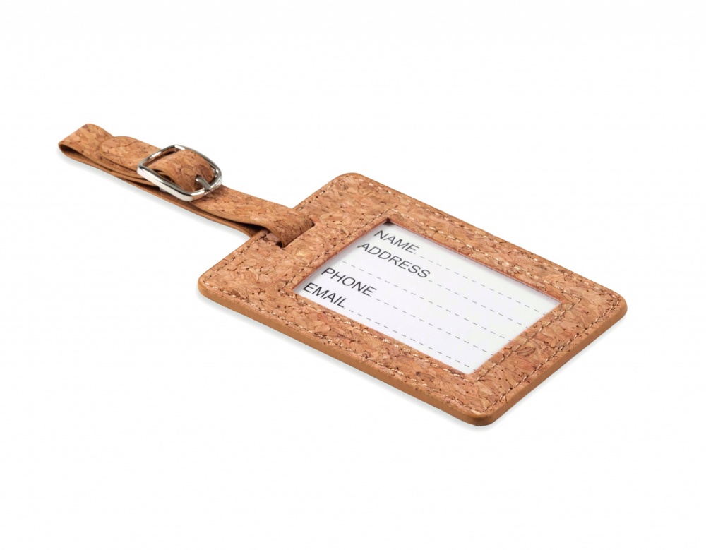 Logotrade promotional merchandise image of: Cork luggage tag