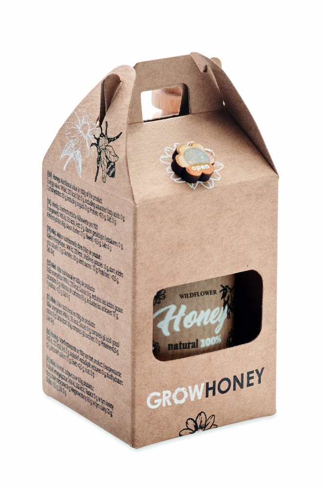 Logo trade advertising products image of: Wildflower honey jar set 50gr