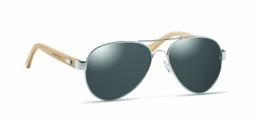 Logotrade corporate gift image of: Bamboo sunglasses in pouch TARTU