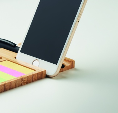 Logotrade promotional merchandise photo of: Bamboo desk phone stand
