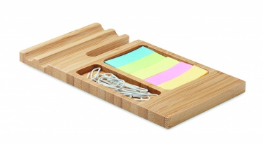 Logo trade promotional products image of: Bamboo desk phone stand