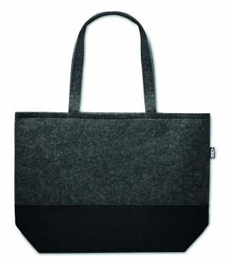Logo trade business gift photo of: RPET felt shopping bag