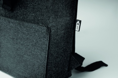 Logotrade promotional merchandise photo of: RPET felt backpack
