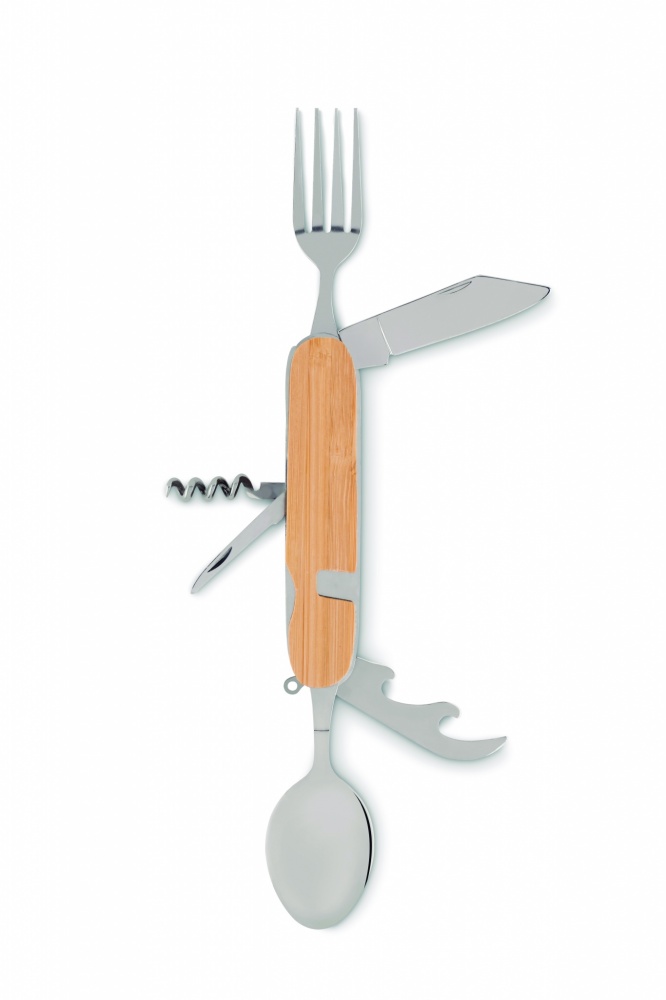 Logo trade promotional products image of: Multifunction cutlery set