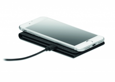 Logo trade promotional item photo of: RPET wireless charger 15W