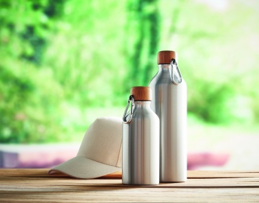Logotrade promotional giveaway image of: Aluminium bottle 400 ml