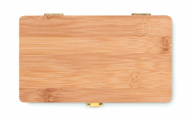 Logotrade advertising product image of: 21 pcs tool set in bamboo case