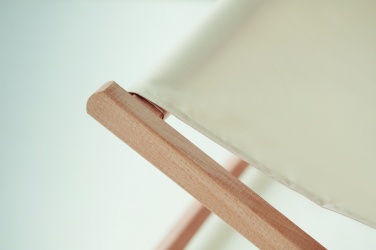 Logo trade promotional product photo of: Beach chair in wood