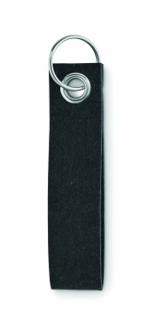 Logo trade promotional gift photo of: RPET felt key ring Hämeenlinna