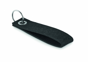 Logotrade promotional gift image of: RPET felt key ring Hämeenlinna