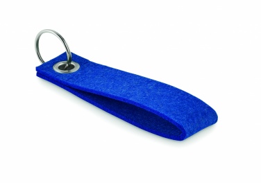 Logotrade promotional item image of: RPET felt key ring Hämeenlinna