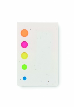 Logo trade advertising product photo of: Seed paper page markers pad