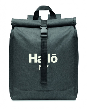 Logotrade corporate gift picture of: 600D RPET 2 tone backpack