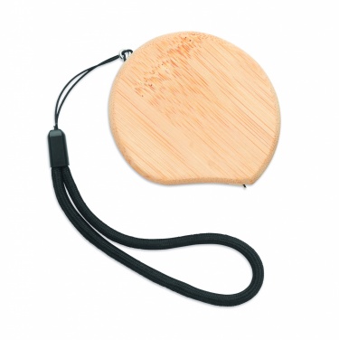 Logotrade business gift image of: Measuring tape in bamboo 2m