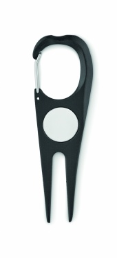 Logo trade promotional merchandise photo of: Aluminium golf divot tool