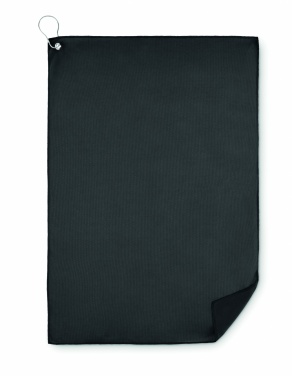 Logotrade promotional items photo of: RPET golf towel with hook clip