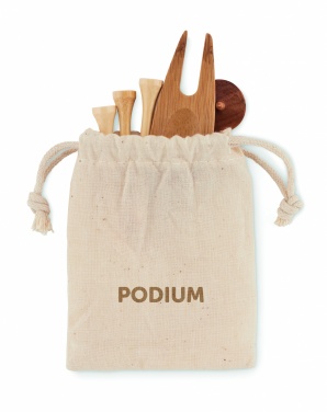 Logo trade corporate gifts picture of: Golf accessories set in pouch