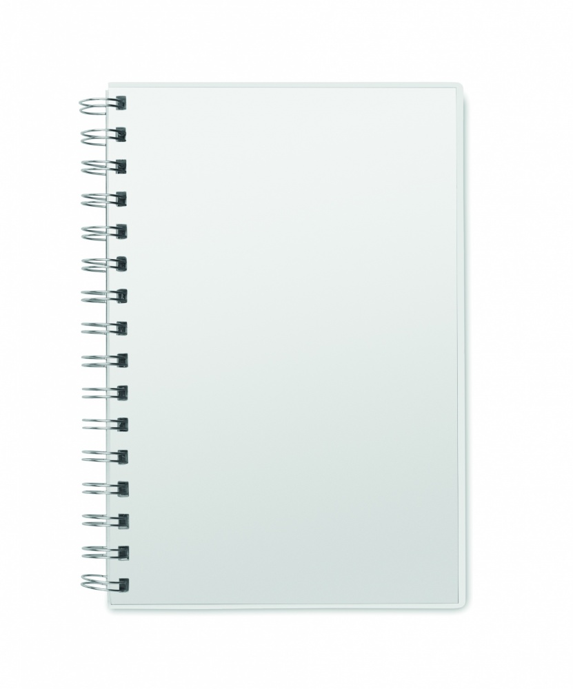 Logo trade promotional gifts image of: A5 RPET notebook recycled lined