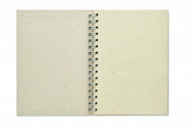 Logotrade promotional gift image of: A5 grass notebook 80 lined