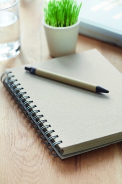 Logotrade promotional giveaways photo of: A5 grass notebook 80 lined