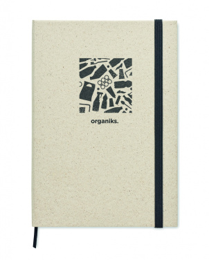 Logo trade corporate gifts picture of: A5 grass notebook 80 lined