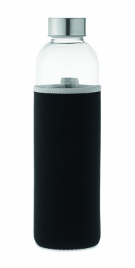 Logotrade corporate gift image of: Glass bottle in pouch 750ml