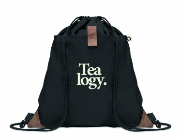 Logotrade corporate gift image of: Recycled cotton drawstring bag