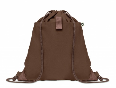 Logo trade corporate gifts picture of: Recycled cotton drawstring bag