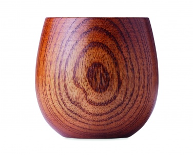 Logo trade promotional gifts picture of: Oak wooden mug 250 ml