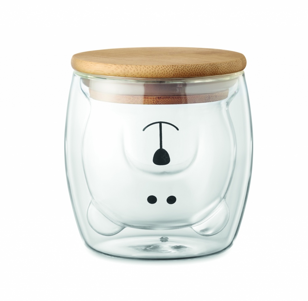Logotrade advertising product picture of: Double wall borosilicate mug