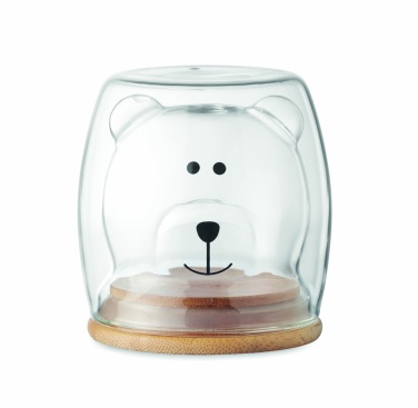 Logo trade promotional gift photo of: Double wall borosilicate mug