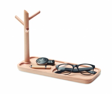 Logo trade corporate gift photo of: Wooden organizer tray