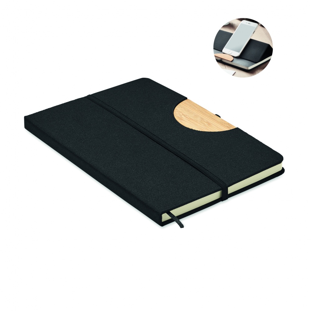 Logotrade promotional item image of: A5 RPET notebook 80 lined