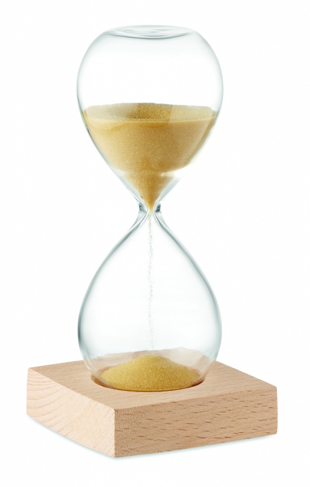 Logo trade promotional products image of: 5 minute sand hourglass