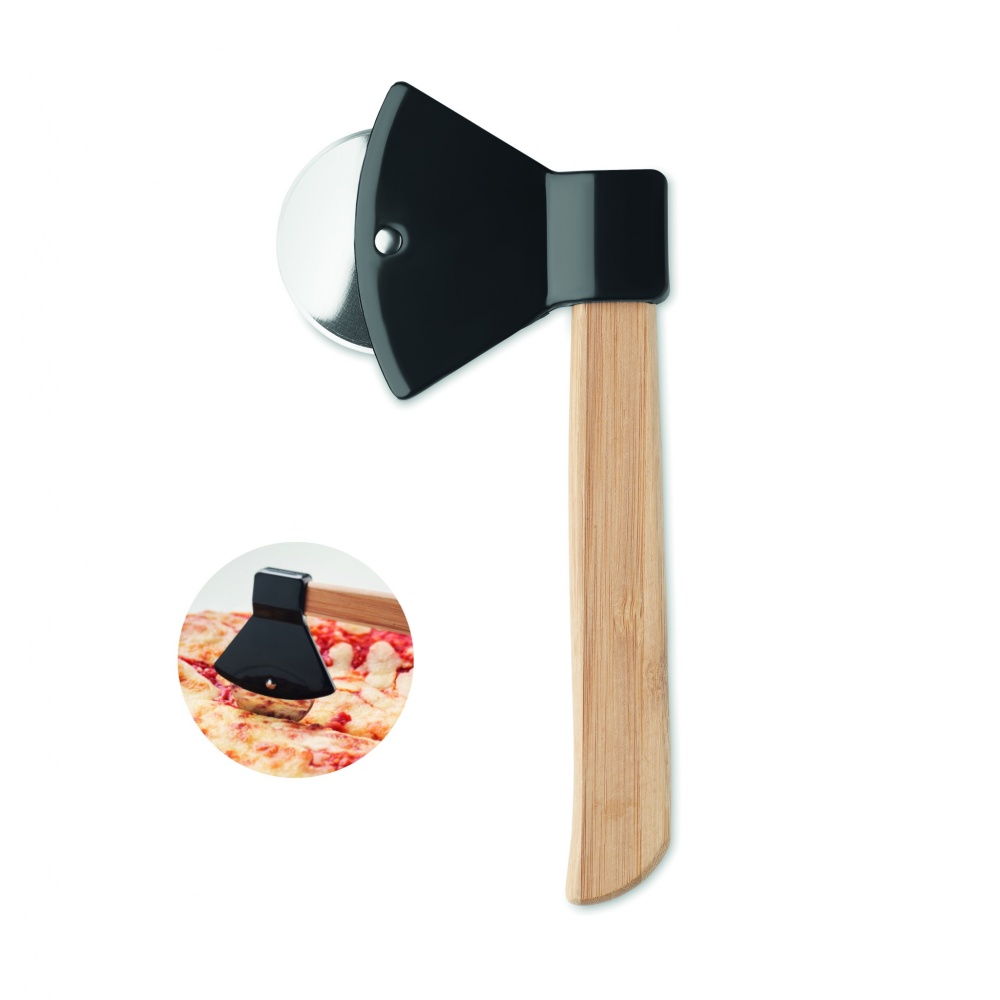 Logotrade corporate gifts photo of: Pizza cutter bamboo handle