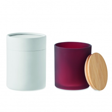 Logotrade promotional gift picture of: Plant based wax candle 280 gr