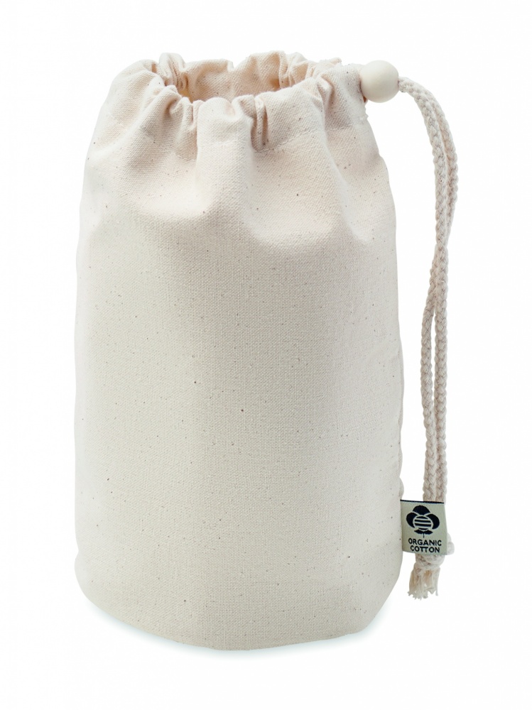 Logo trade promotional merchandise image of: Small Organic cotton bag