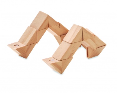 Logo trade promotional merchandise image of: Wooden puzzle/brain teaser